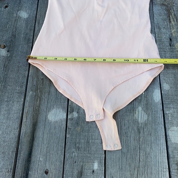 Gently Used Light Pink Forever 21 3/4 Sleeve Body Suit - Picture 5 of 12